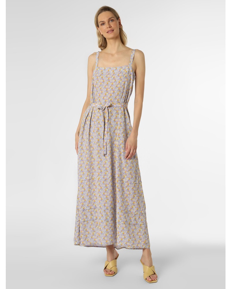 MOSS COPENHAGEN Damen Kleid Viskose hellblau gemustert MOSS COPENHAGEN Damen Kleid Viskose hellblau gemustert