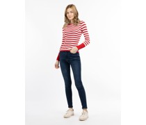Strick Pullover  Viskose  gestreift