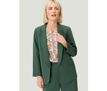 Leinenblazer Long Style  Lyocell oliv