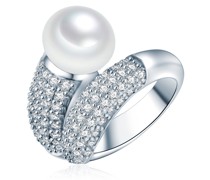 Perlen-Ring  Sterling