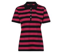Poloshirt  Baumwolle pink gestreift