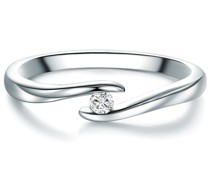 Diamant-Ring  Sterling