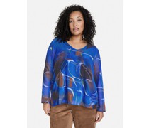 Chiffonbluse   gemustert