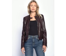 Lederjacke
