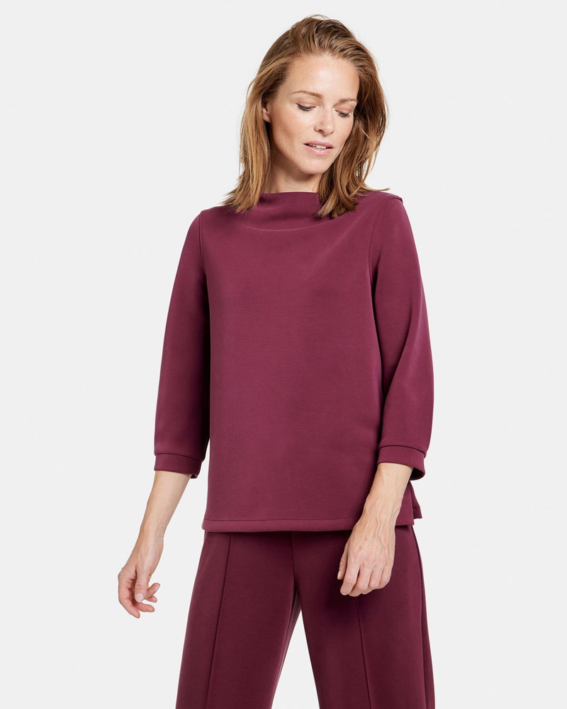 Gerry Weber Damen Pullover himbeer