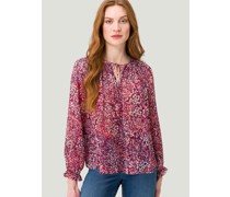 Chiffonbluse   gepunktet