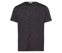 T-Shirt  Baumwolle indigo gestreift
