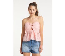 Top  Baumwolle pink