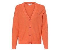Strickjacke  Feinstrick koralle
