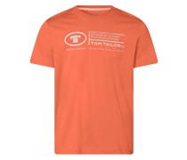T-Shirt  Baumwolle koralle bedruckt