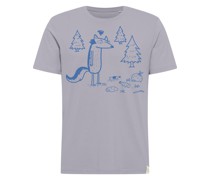 T-Shirt  Baumwolle  meliert