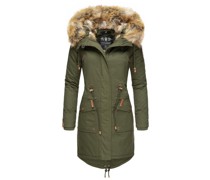 Wintermantel  Baumwolle khaki