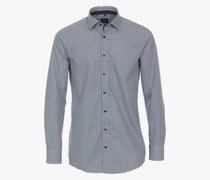 Businesshemd  Modern Fit Baumwolle  gemustert Kent