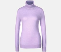 Strickcashmerepullov  Cashmere flieder