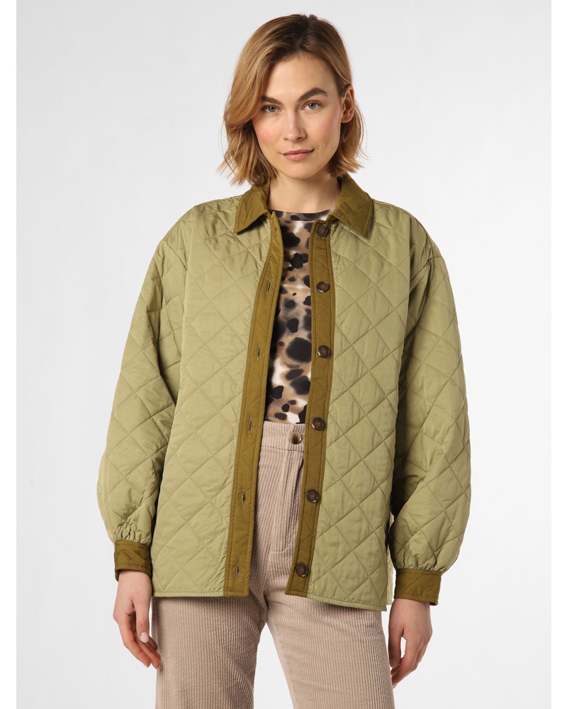 MOSS COPENHAGEN Damen Steppjacke erbse