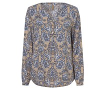 Blusenshirt  Viskose sand gemustert