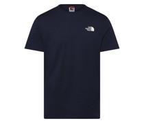 T-Shirt  Jersey marine bedruckt