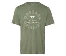 T-Shirt  Baumwolle schilf bedruckt