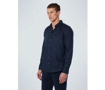 Leinenhemd  Regular Fit marine