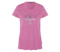 T-Shirt  Baumwolle pink bedruckt