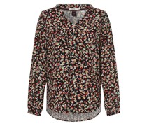 Busenshirt  Viskose marine gemustert
