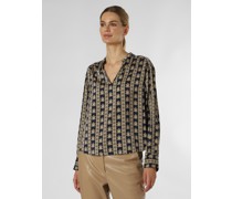 Blusenshirt  indigo gemustert