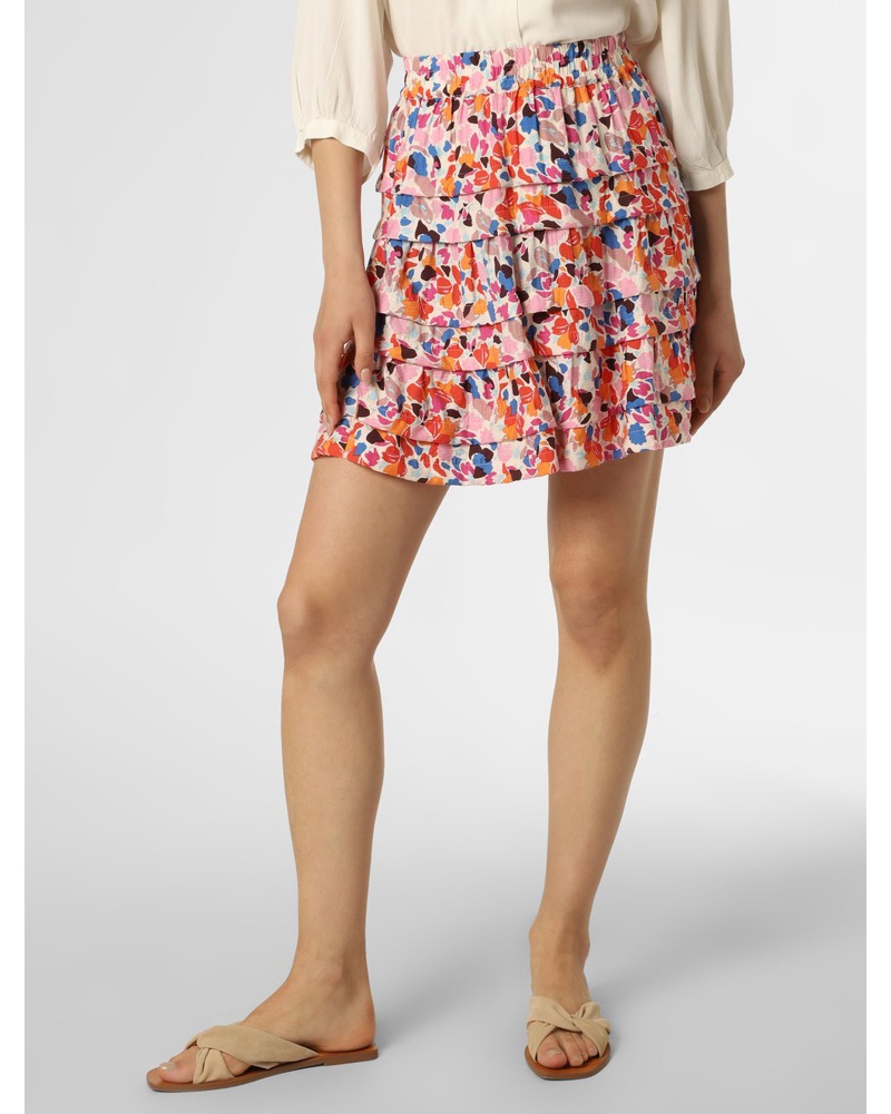 Y.A.S Damen Rock pink gemustert