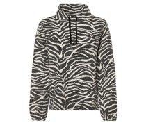 Sweatshirt  schwarz gemustert