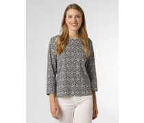 Shirt  Baumwolle ecru gemustert