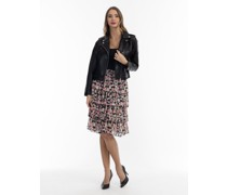 Bikerjacke aus Kunstleder