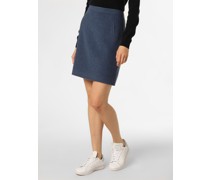 Rock  Wolle indigo