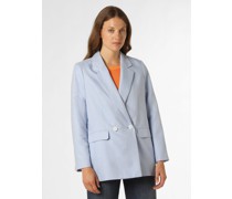 Blazer mit Leinen-Anteil