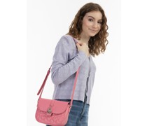 Umhängetasche  pink gemustert