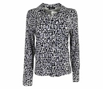 Bluse  Viskose  gemustert