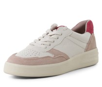 Sneaker mit Leder-Anteil  altrosa