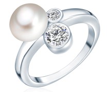 Perlen-Ring  Sterling