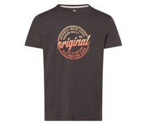 T-Shirt  Baumwolle anthrazit bedruckt