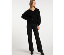 Strickjacke  Polyamid  gemustert