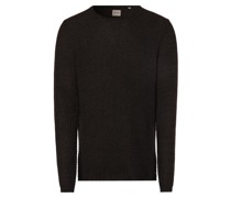 Pullover  Grobstrick schwarz meliert