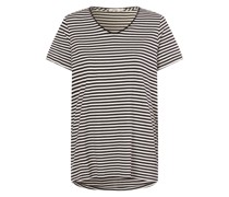 T-Shirt  Baumwolle khaki gestreift