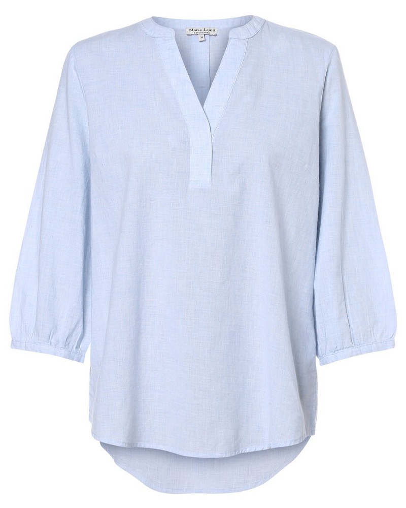 Marie Lund Damen Bluse Baumwolle hell