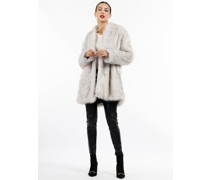 Faux Fur Mantel