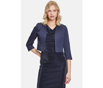 Bolero-Jacke  Baumwolle marine