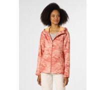 Funktionsjacke  koralle gemustert