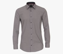 Businesshemd  Slim Fit Baumwolle  gemustert Kent