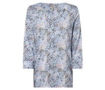 Shirt  Baumwolle hellblau gemustert