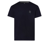T-Shirt  Baumwolle marine bedruckt
