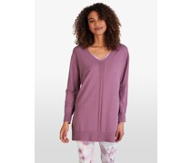 Longpullover  rosenholz