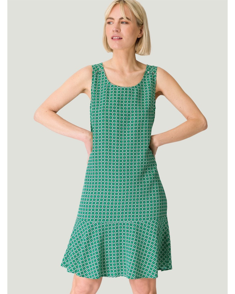ZERO Damen Kleid Viskose gemustert