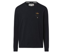 Langarmshirt  Baumwolle marine